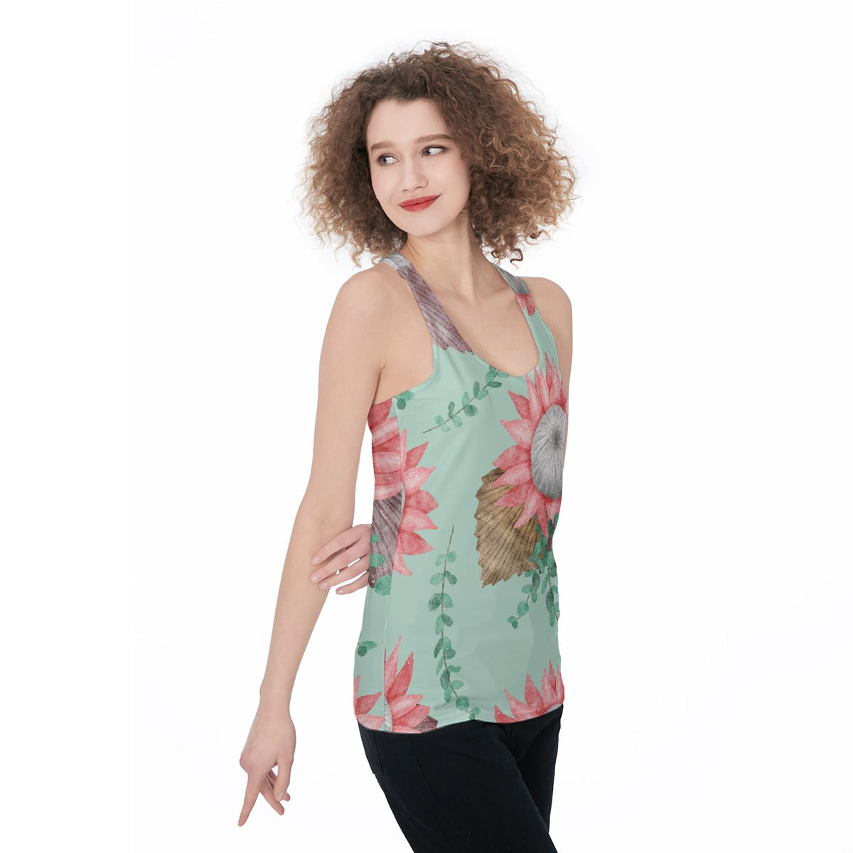 All-Over Print Women's Racerback Tank Top