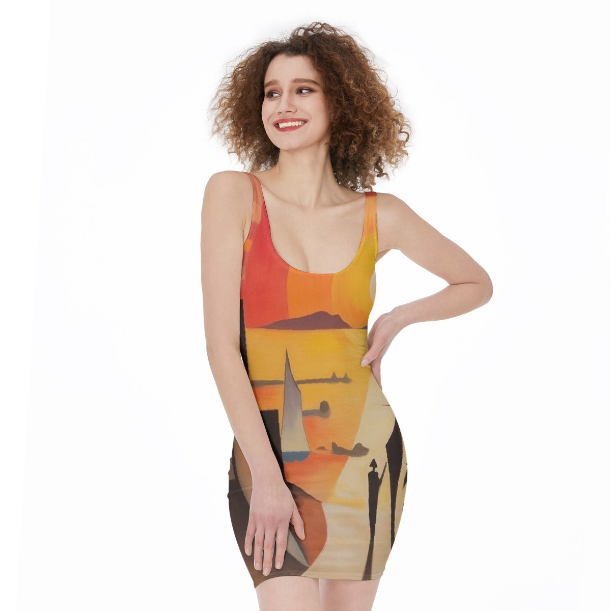 All-Over Print Women's Bodycon Dress