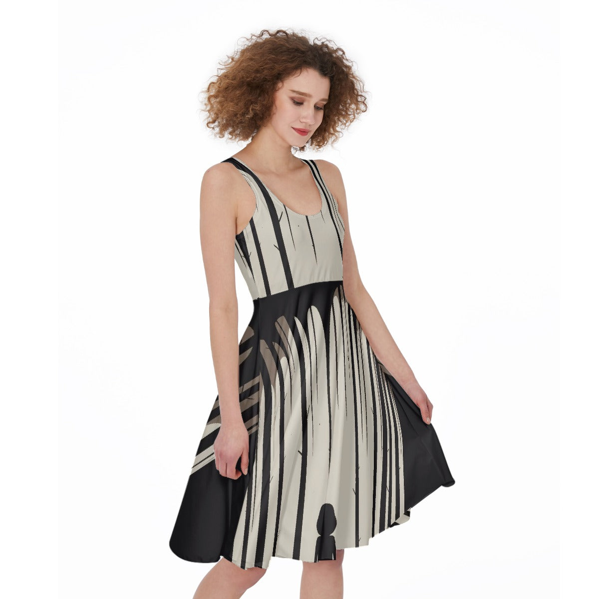All-Over Print Women's Sleeveless Dress