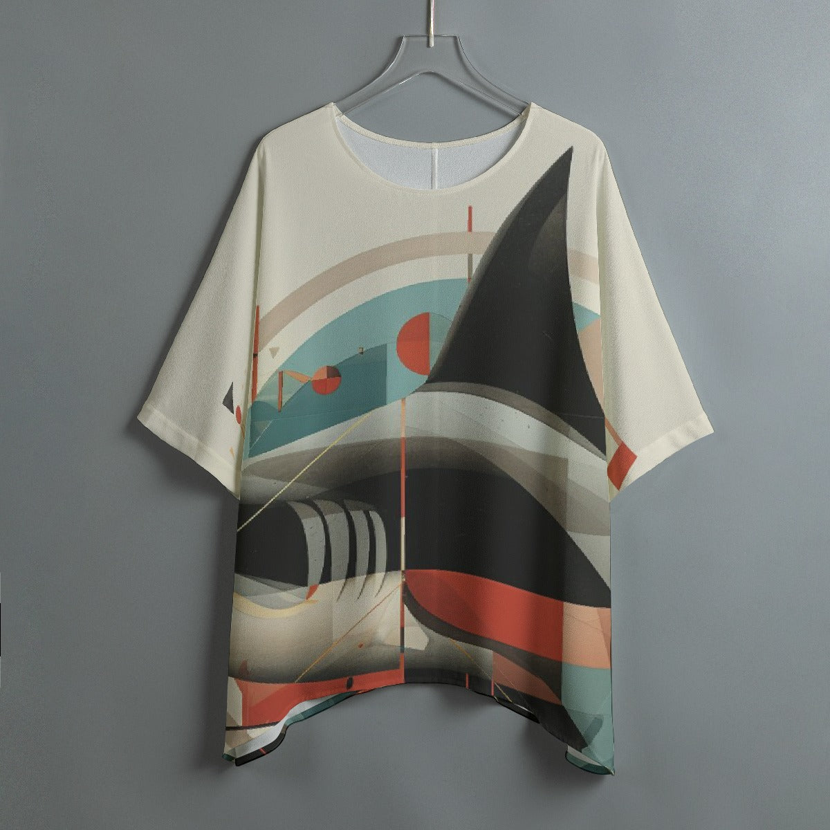 All-Over Print Women's Bat Sleeve Shirt