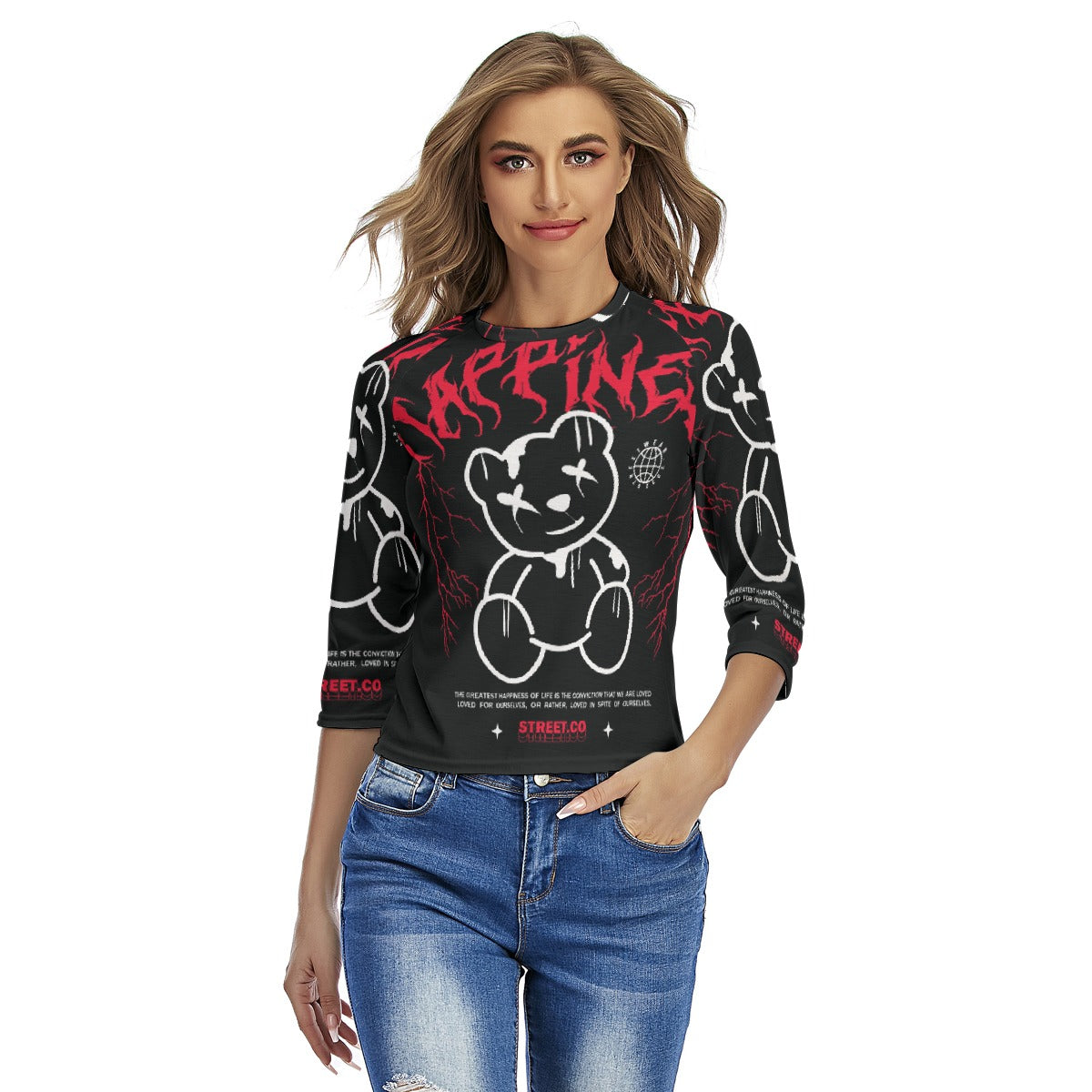 All-Over Print Women's Raglan Sleeves T-shirts