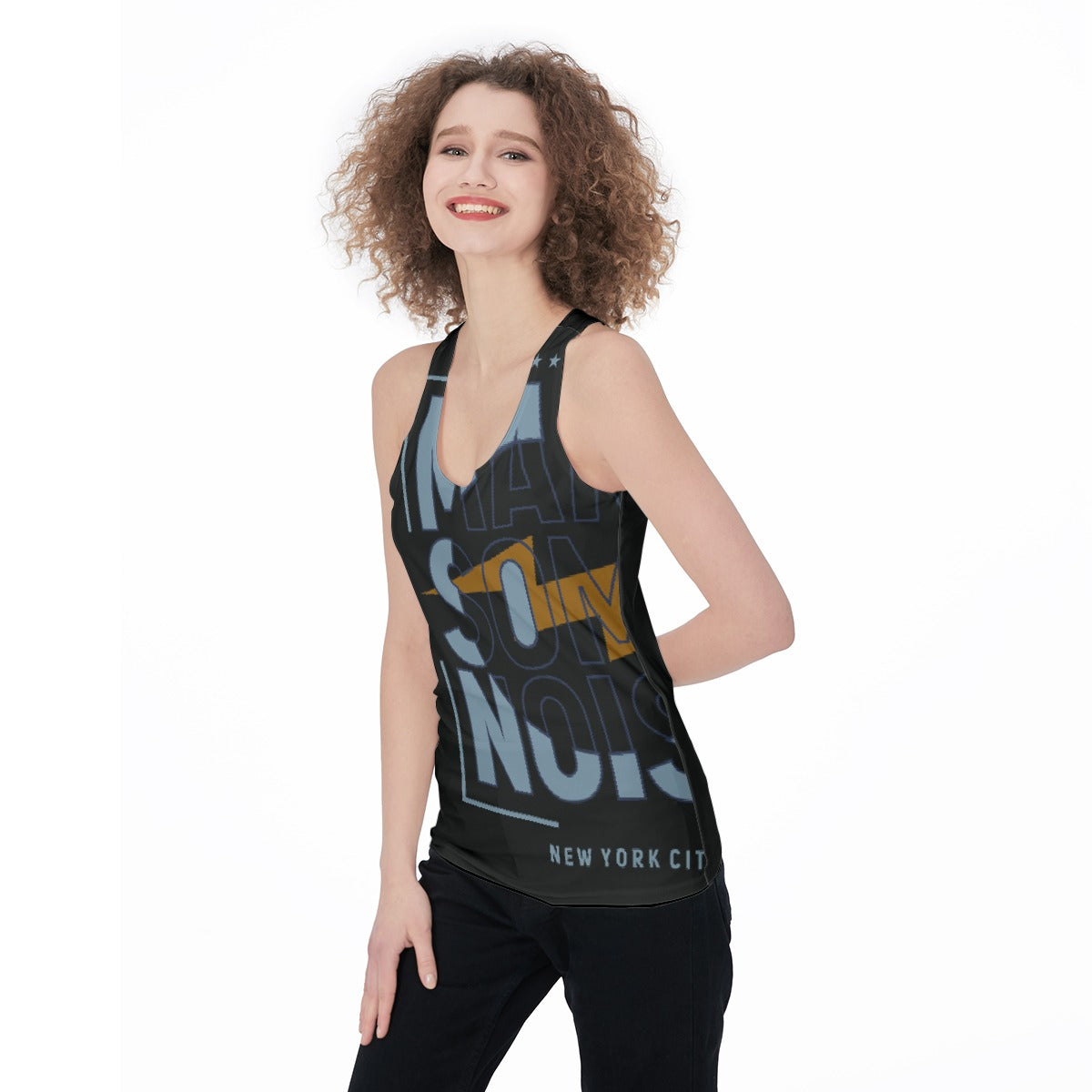 All-Over Print Women's Racerback Tank Top