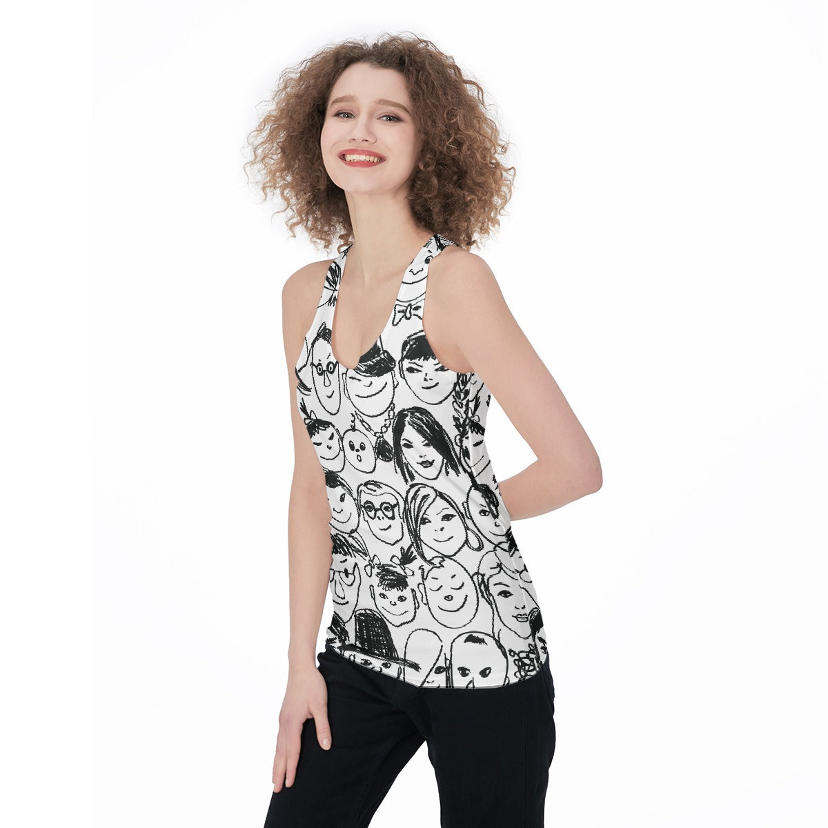 All-Over Print Women's Racerback Tank Top