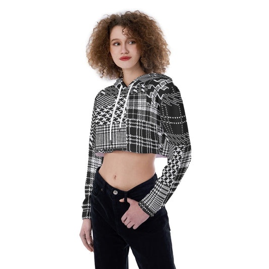 All-Over Print Women's Crop Top Hoodie