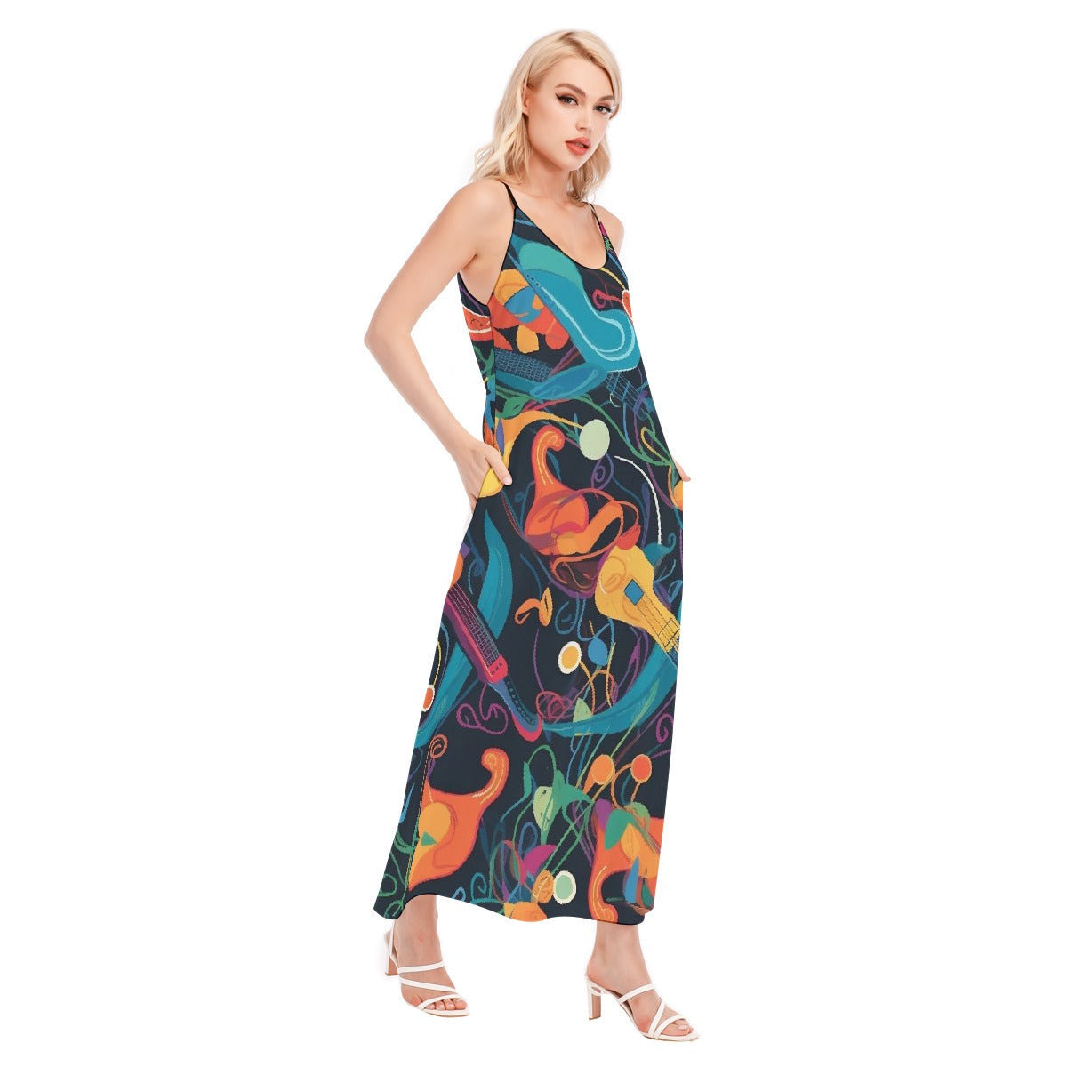 All-Over Print Women's Sling Dress