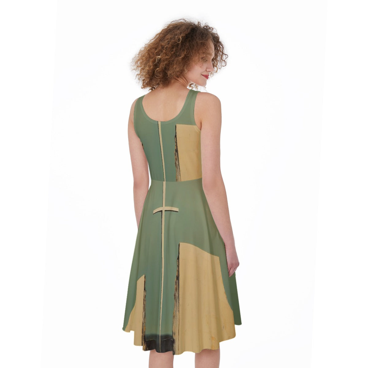 All-Over Print Women's Sleeveless Dress