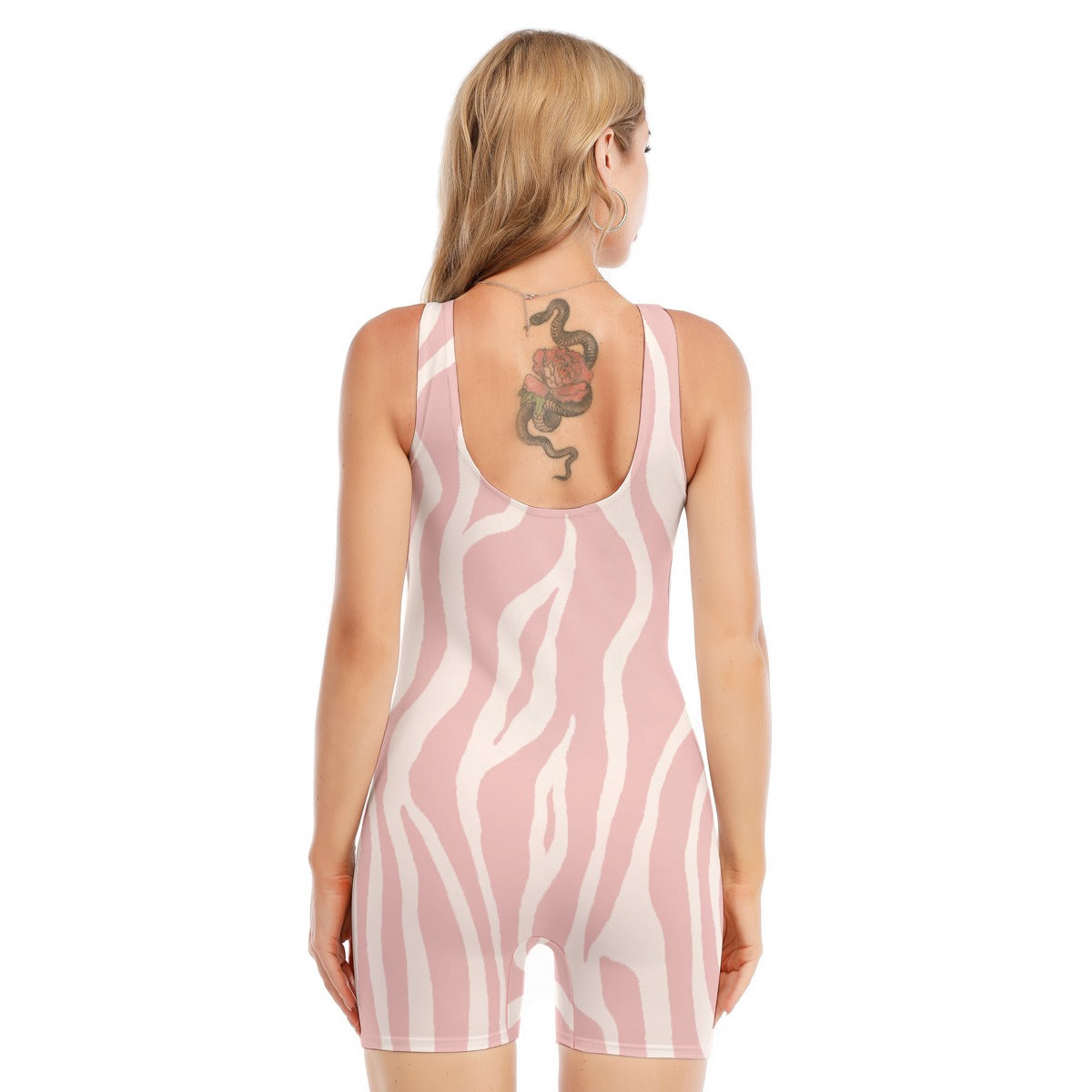 All-Over Print Women's Sleeveless One-piece Swimsuit