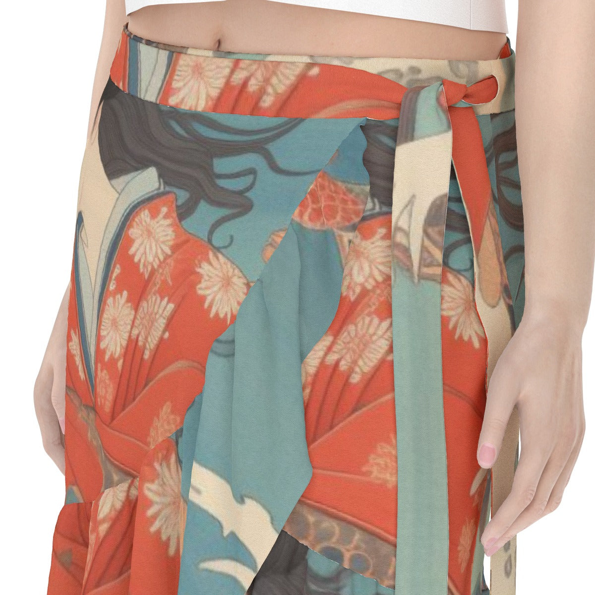 All-Over Print Women's Wrap Skirt