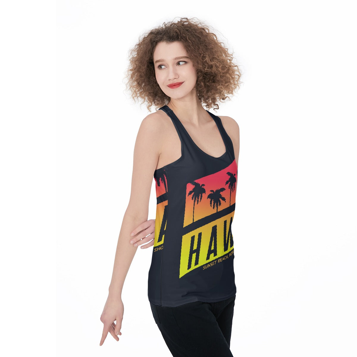 All-Over Print Women's Racerback Tank Top
