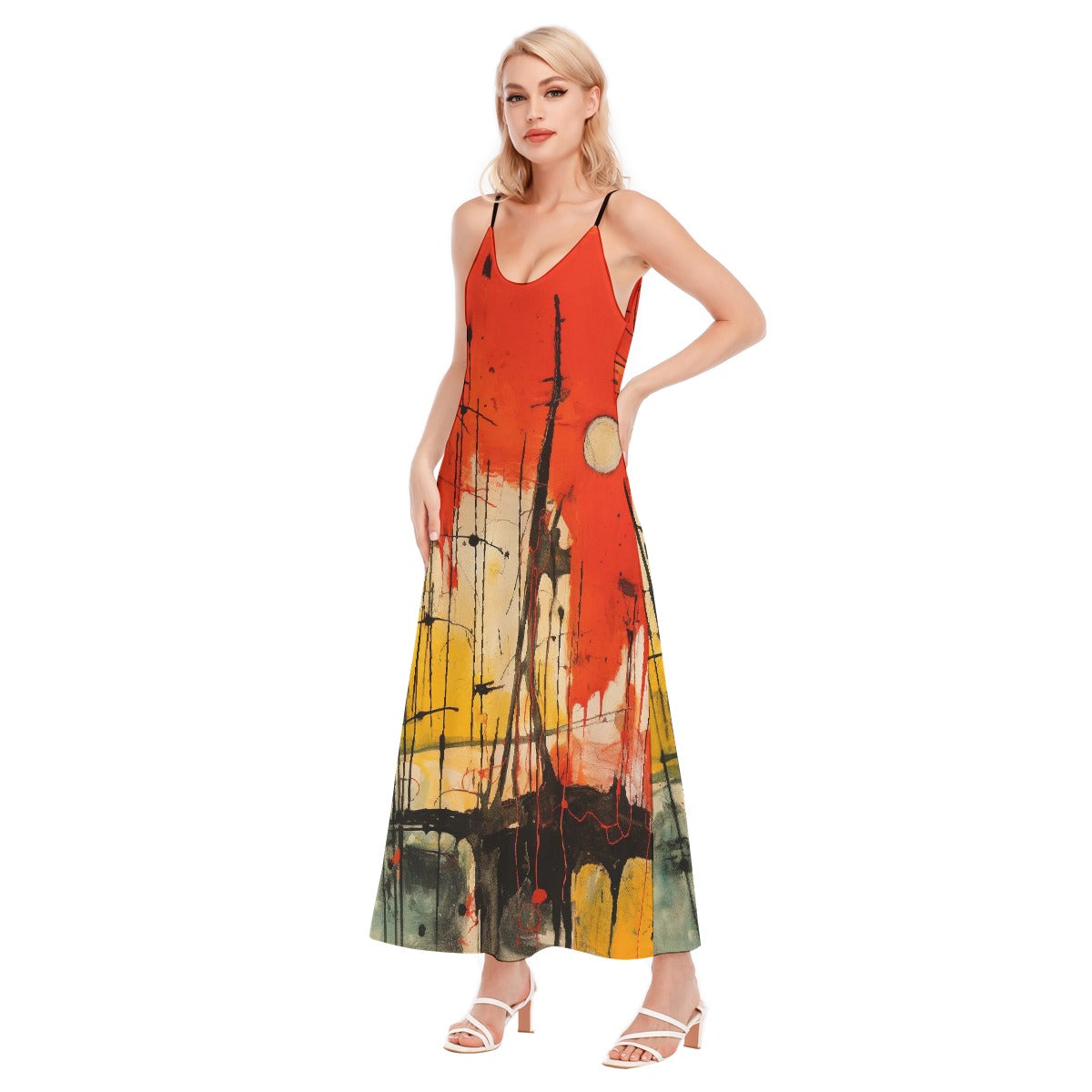 All-Over Print Women's Sling Dress
