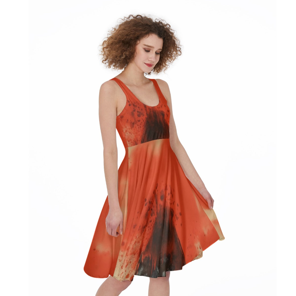 All-Over Print Women's Sleeveless Dress