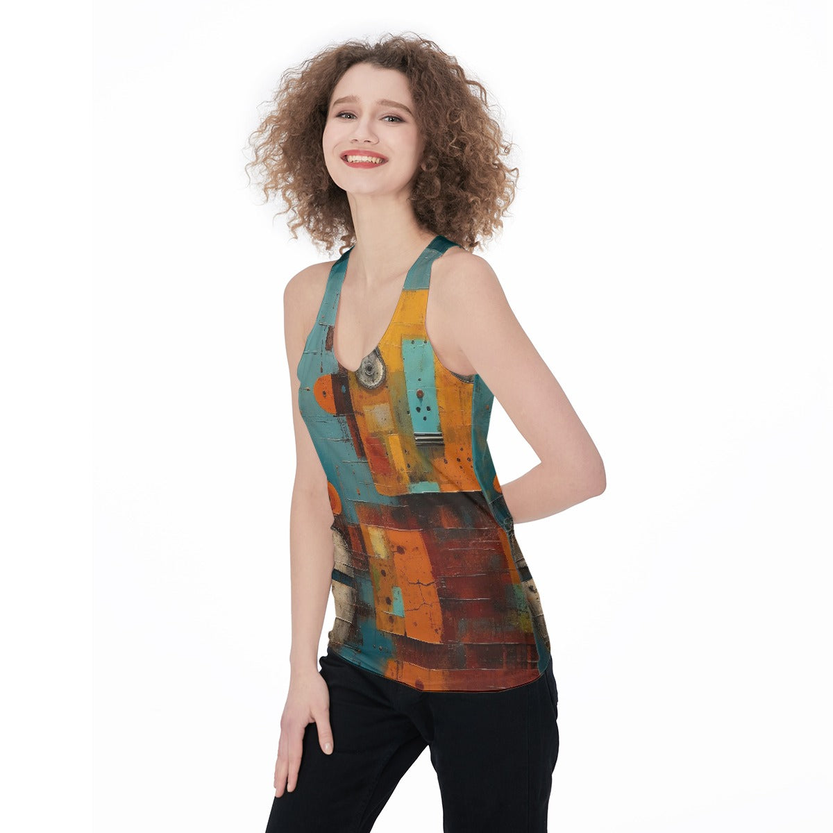 All-Over Print Women's Racerback Tank Top