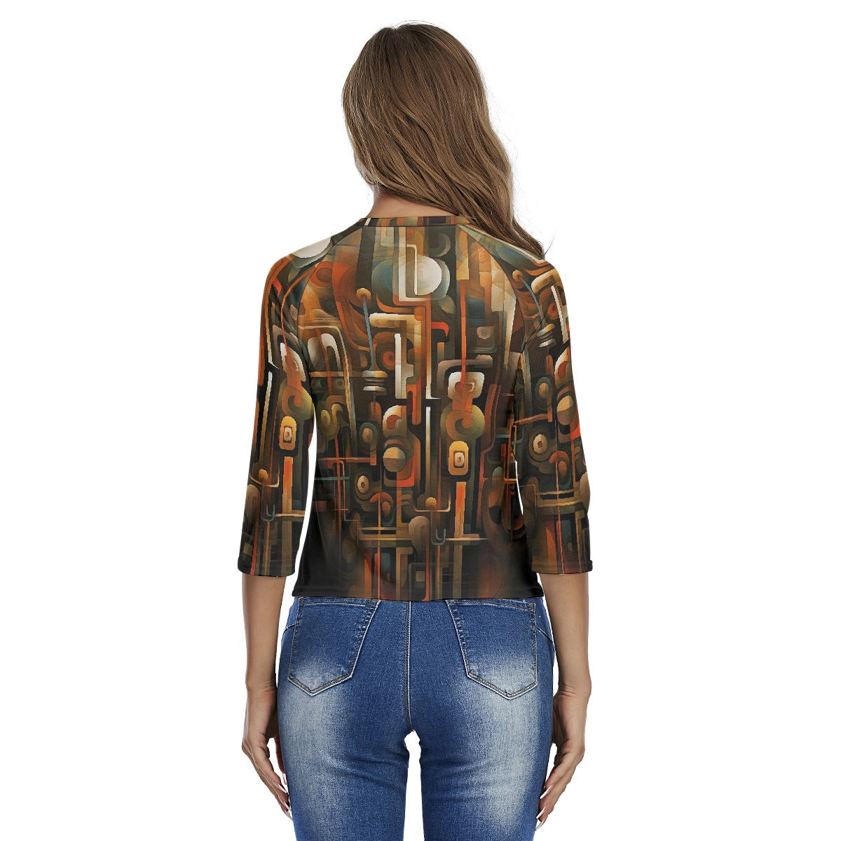 All-Over Print Women's Raglan Sleeves T-shirts