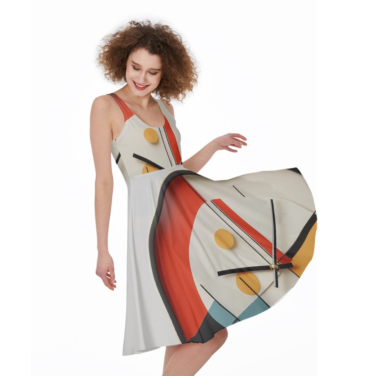 All-Over Print Women's Sleeveless Dress