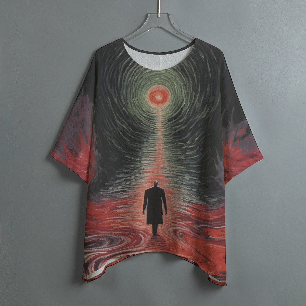 All-Over Print Women's Bat Sleeve Shirt