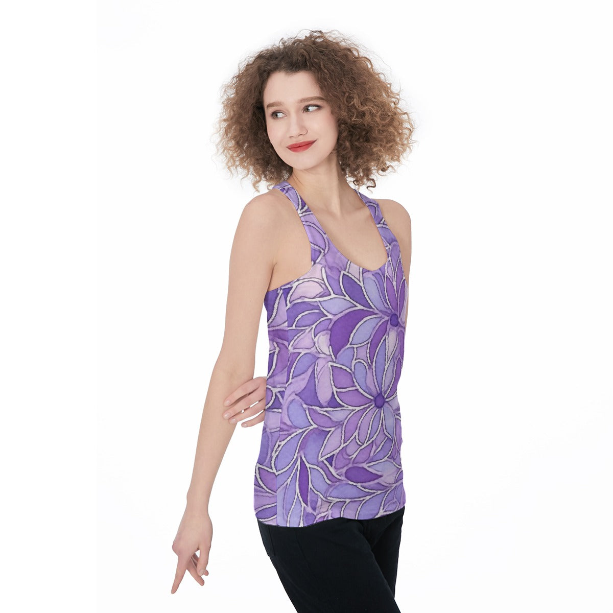 All-Over Print Women's Racerback Tank Top