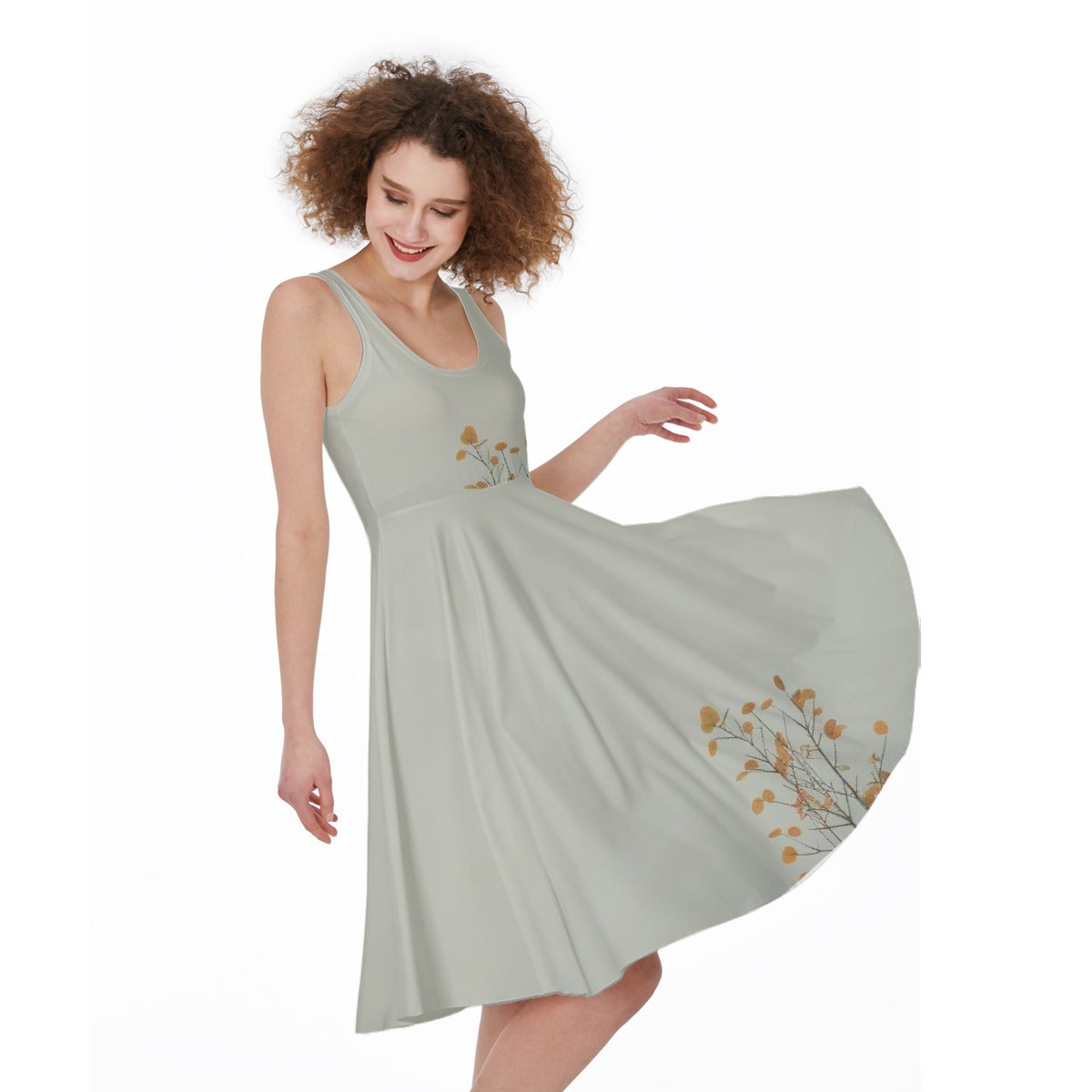 All-Over Print Women's Sleeveless Dress