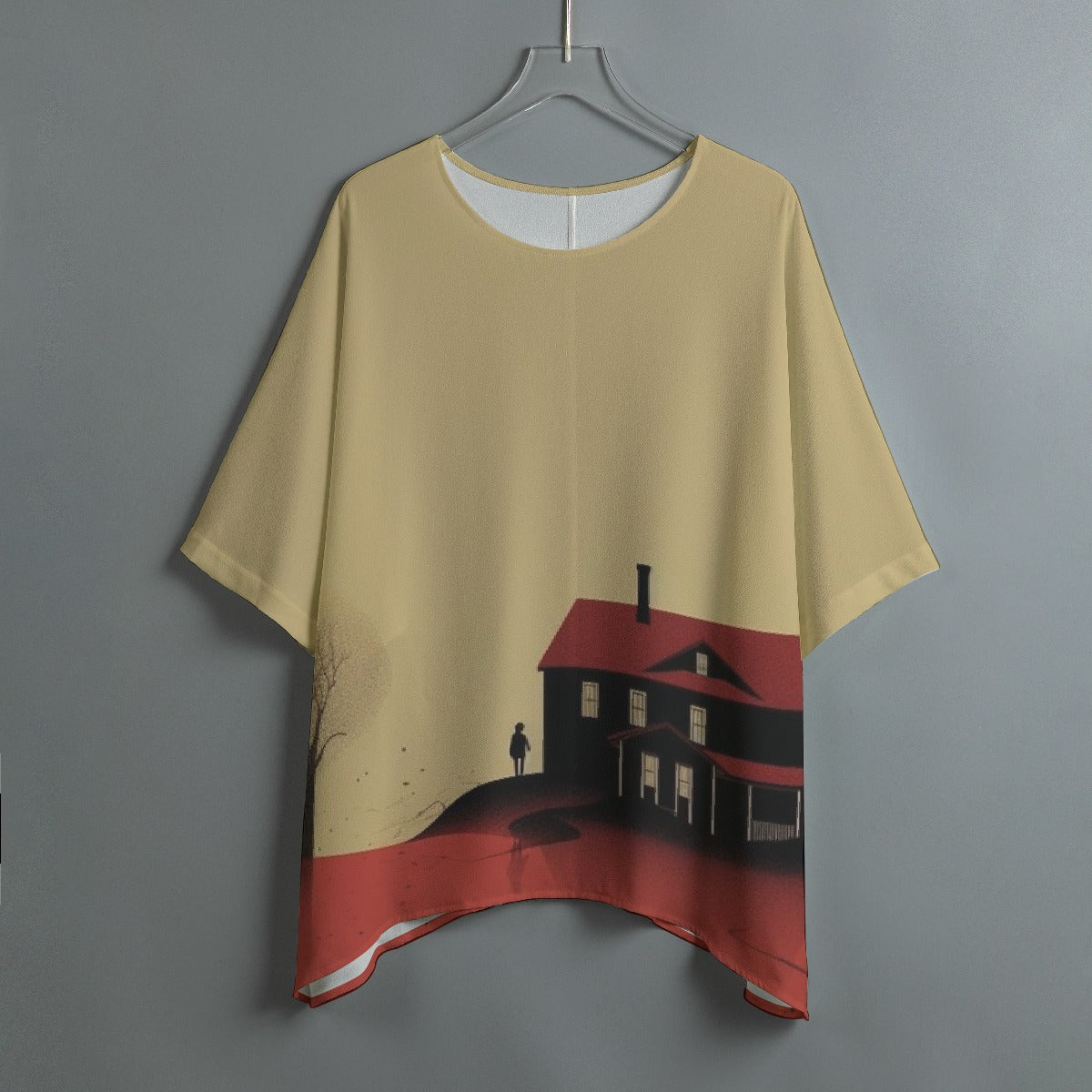 All-Over Print Women's Bat Sleeve Shirt