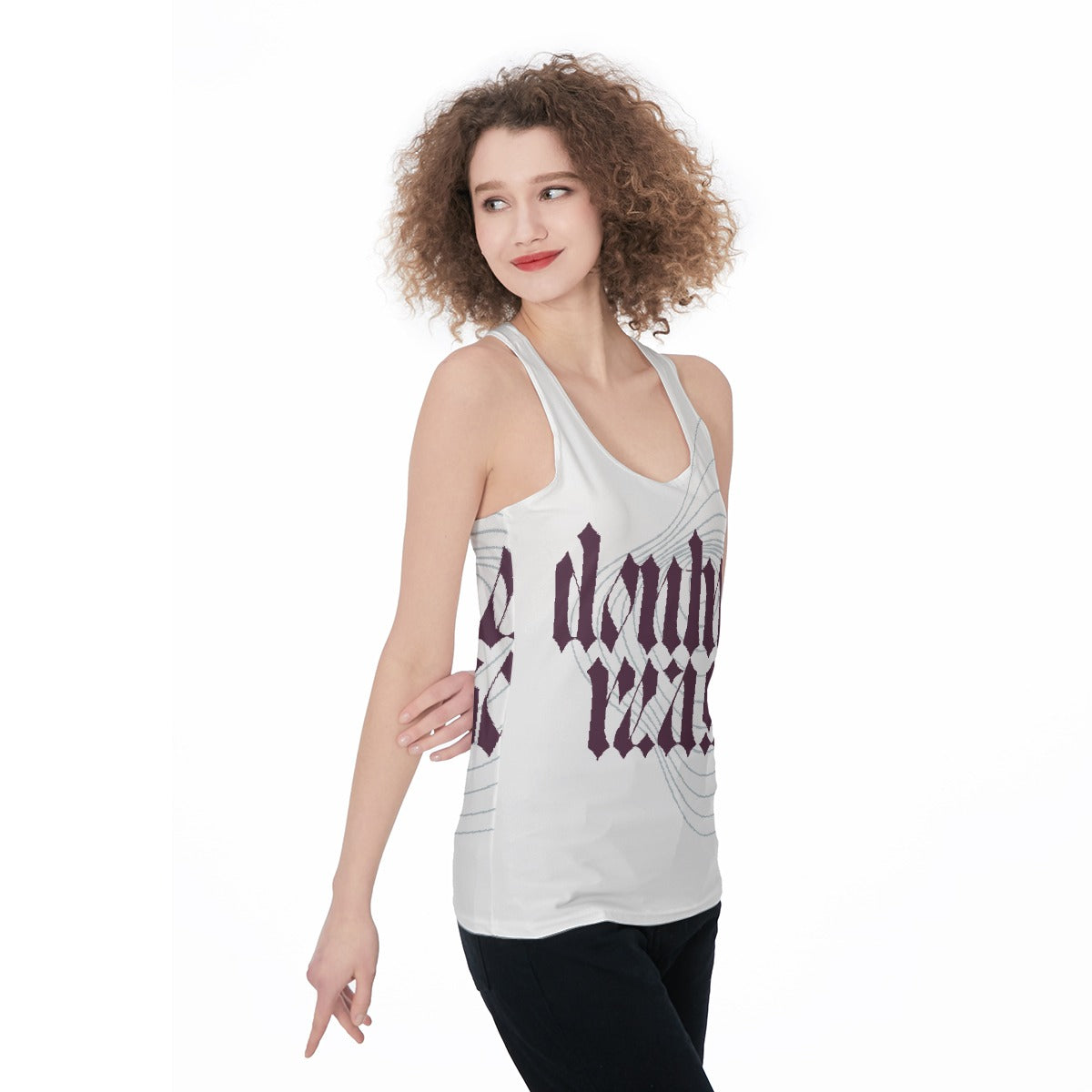 All-Over Print Women's Racerback Tank Top