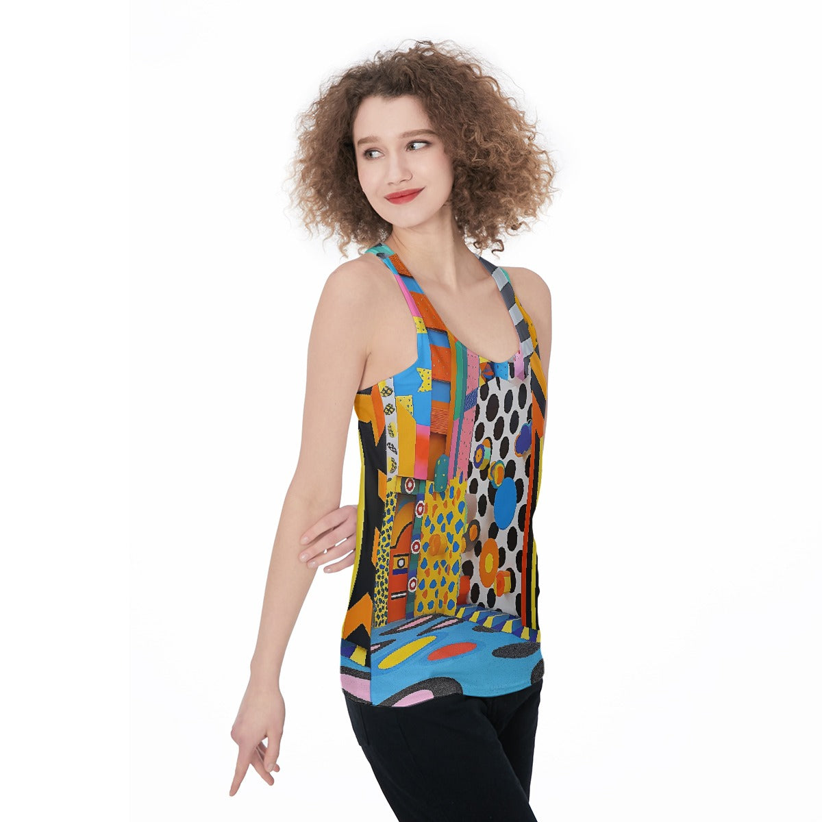 All-Over Print Women's Racerback Tank Top
