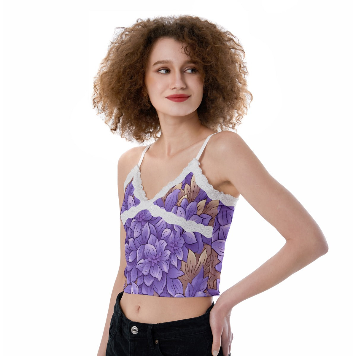 All-Over Print Women's Lace Camisole