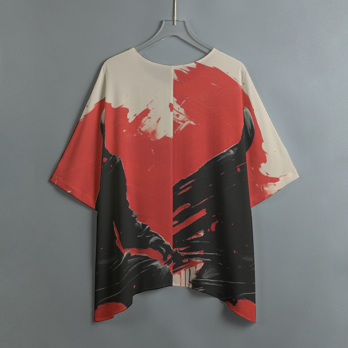 All-Over Print Women's Bat Sleeve Shirt