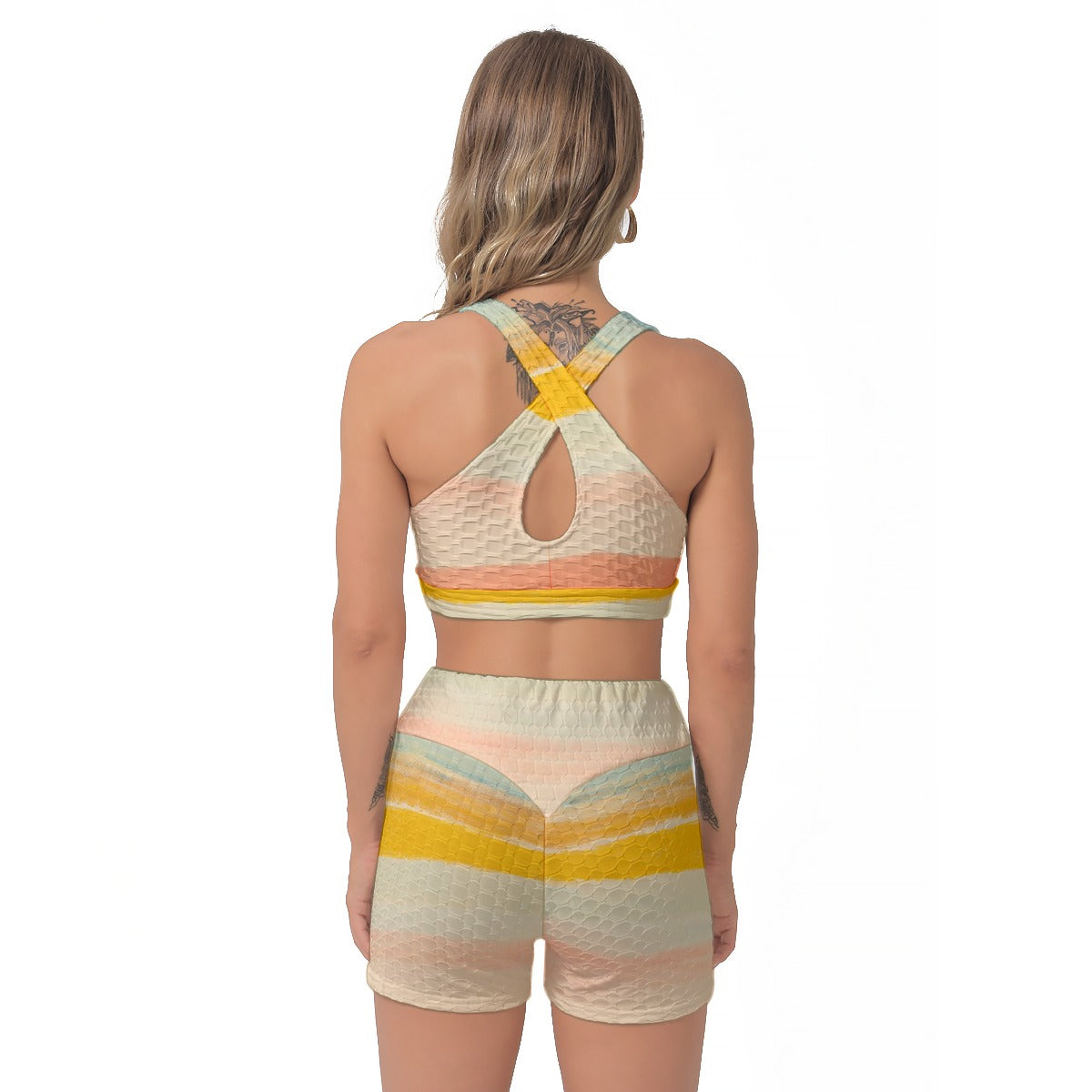 All-Over Print Women's Sports Bra Suit