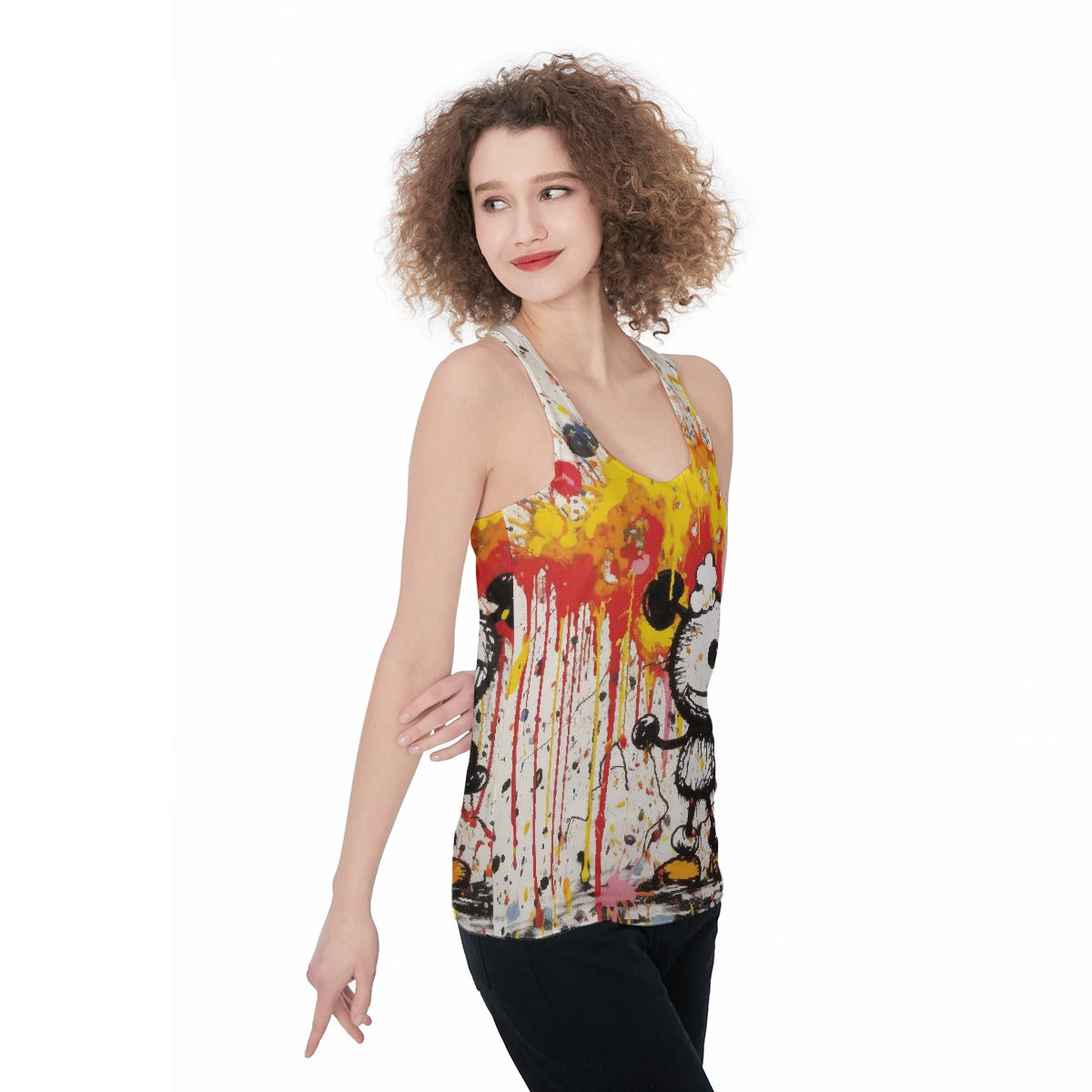 All-Over Print Women's Racerback Tank Top