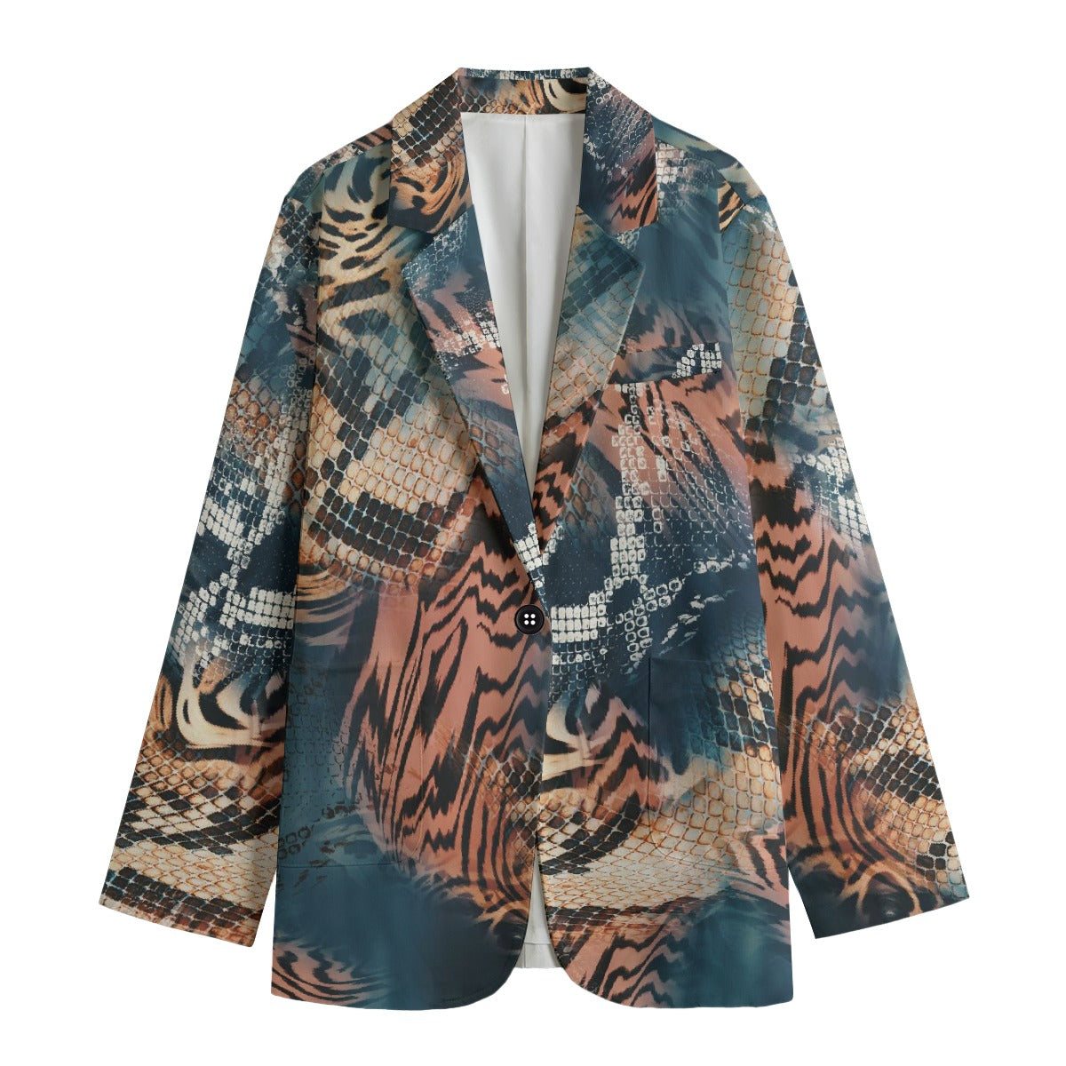 All-Over Print Women's Leisure Blazer