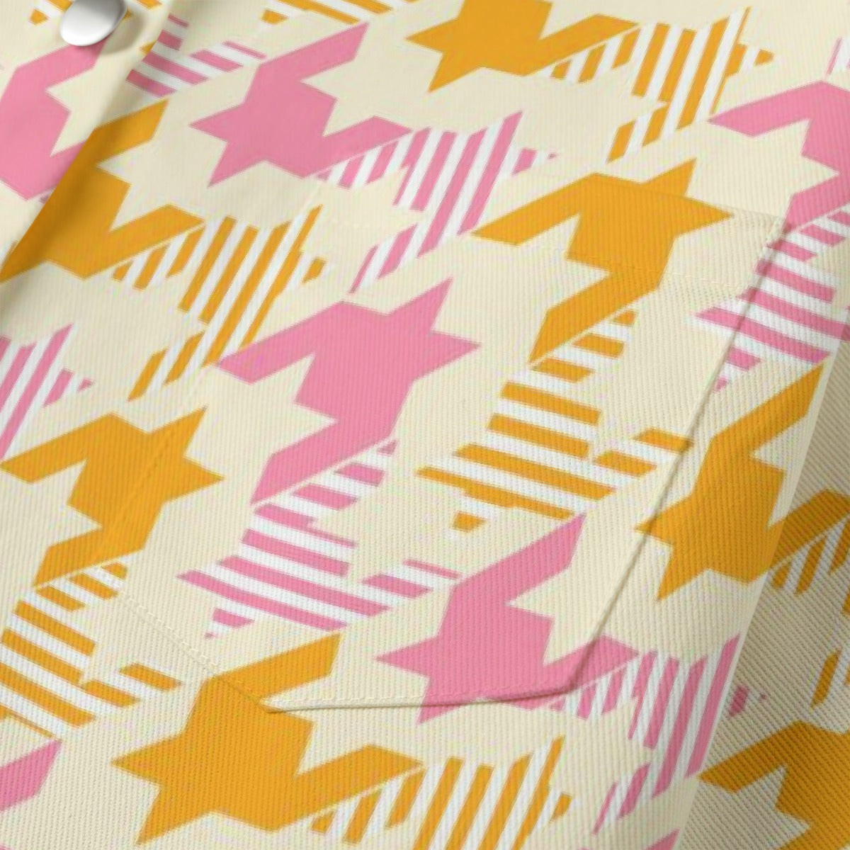 All-Over Print Women's Cropped Jacket | 245GSM Cotton