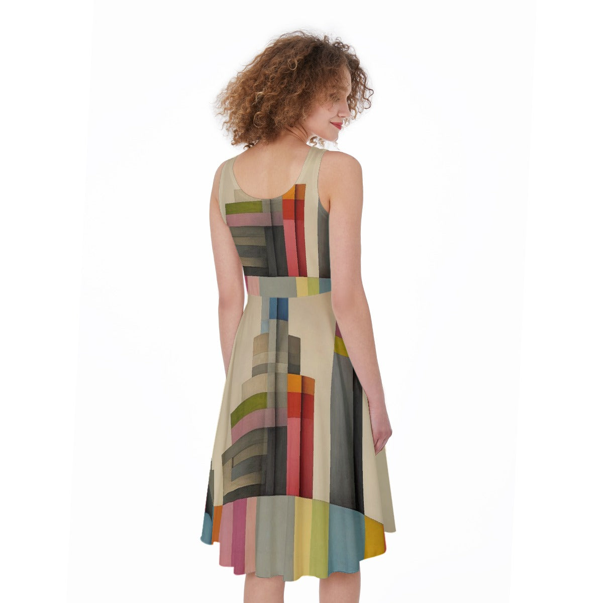 All-Over Print Women's Sleeveless Dress