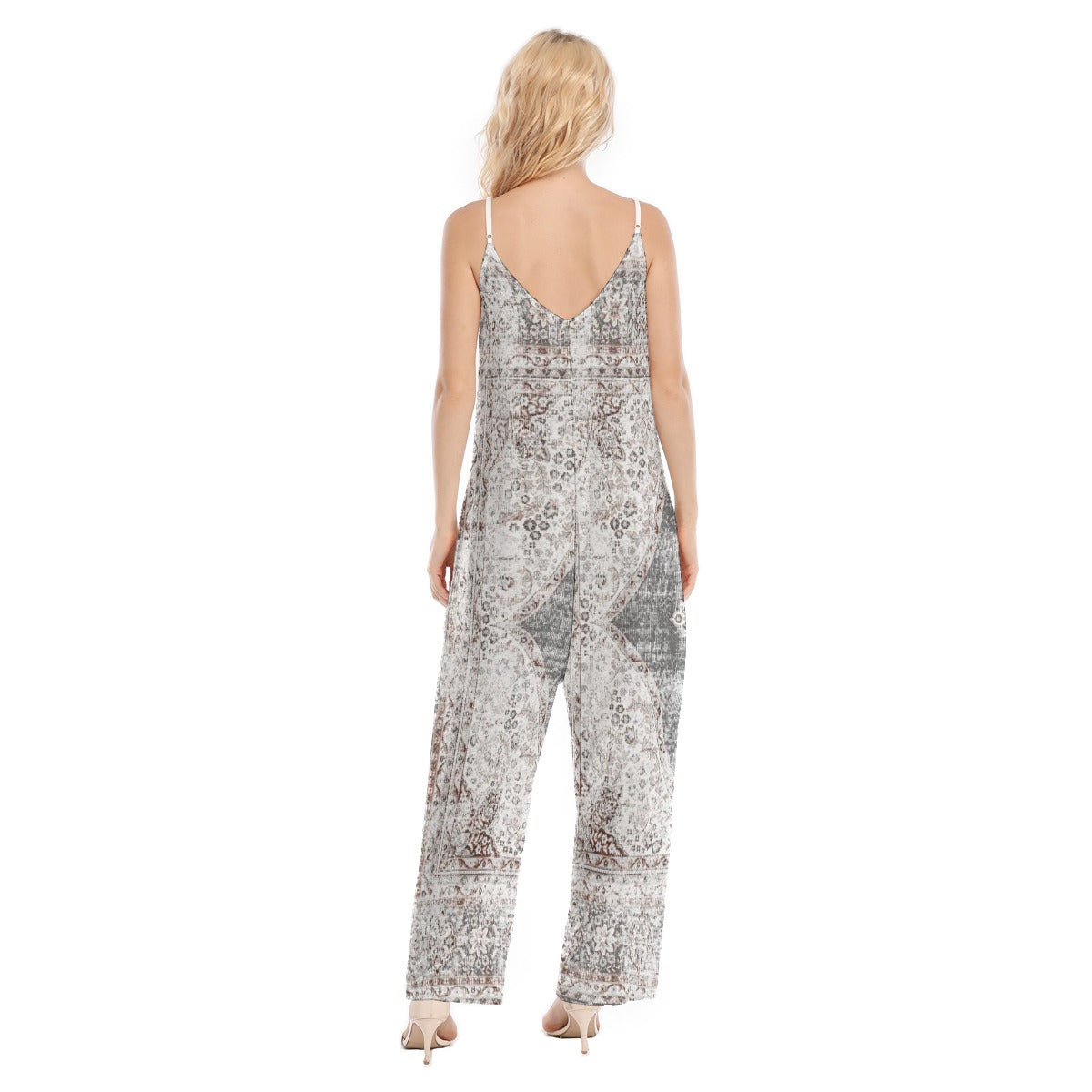 All-Over Print Women's Loose Cami Jumpsuit