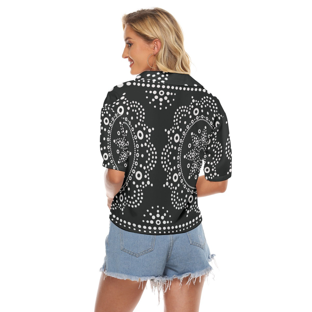 All-Over Print Women's V-neck Shirts