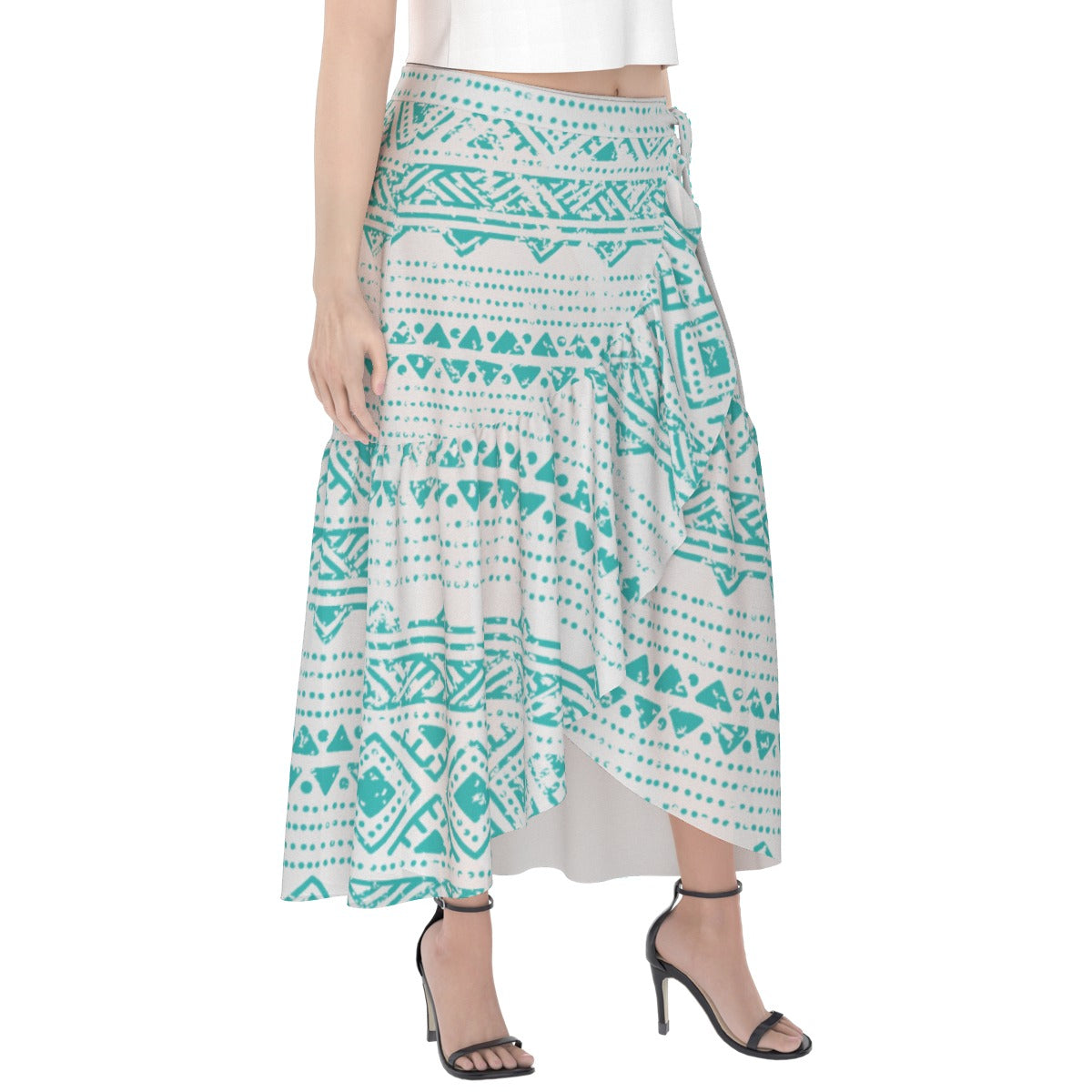 All-Over Print Women's Wrap Skirt