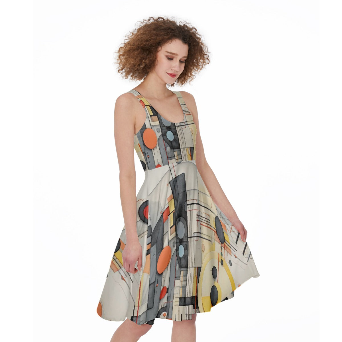 All-Over Print Women's Sleeveless Dress