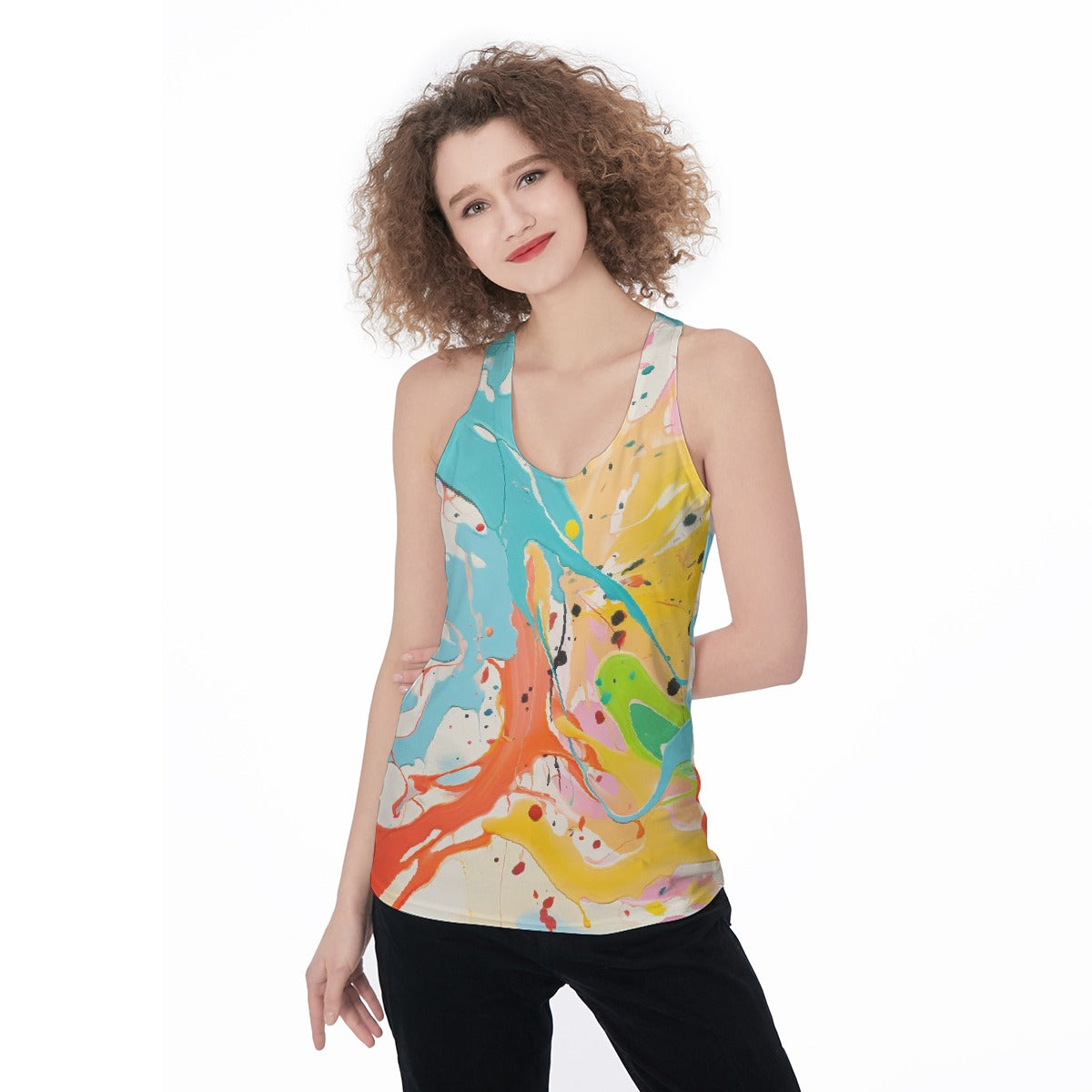 All-Over Print Women's Racerback Tank Top