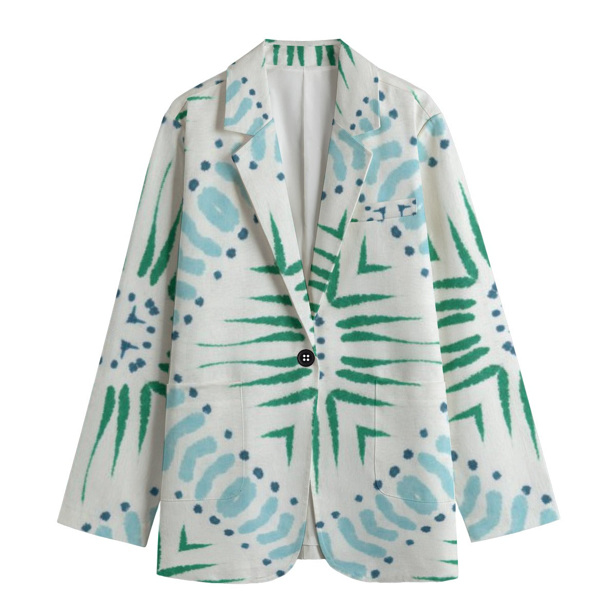 All-Over Print Women's Leisure Blazer