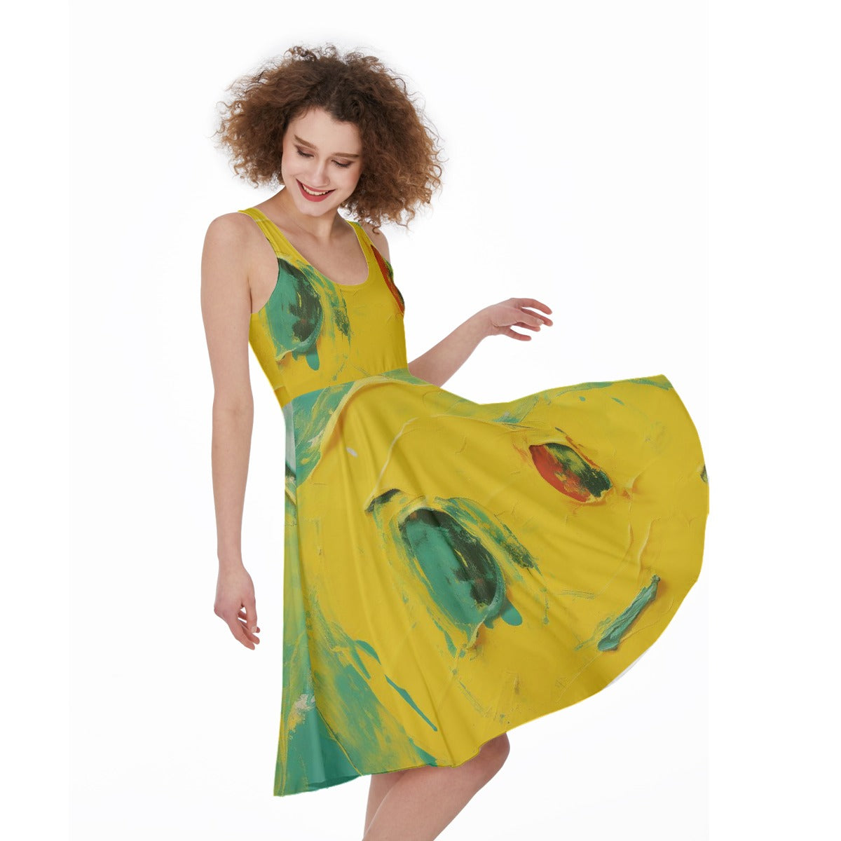 All-Over Print Women's Sleeveless Dress