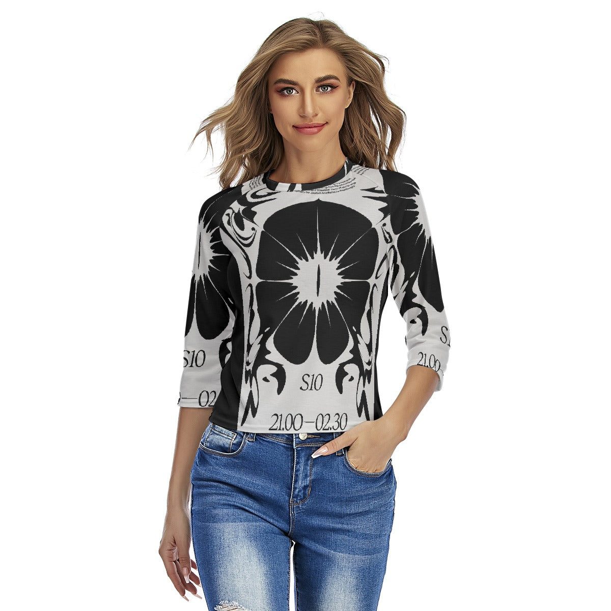 All-Over Print Women's Raglan Sleeves T-shirts