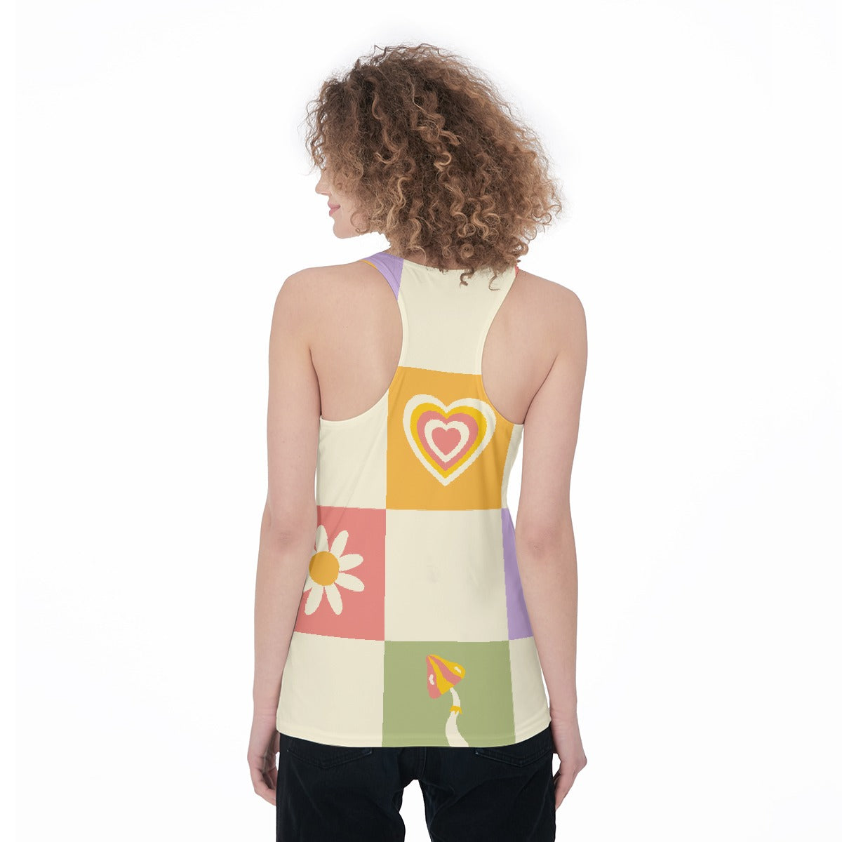 All-Over Print Women's Racerback Tank Top