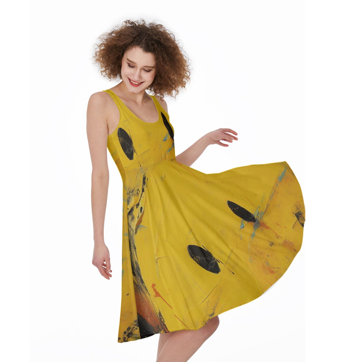 All-Over Print Women's Sleeveless Dress