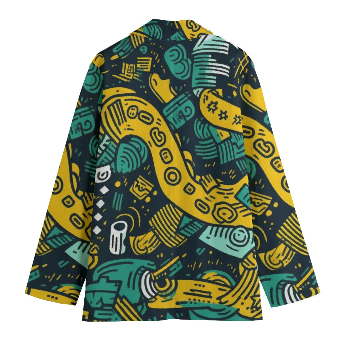 All-Over Print Women's Leisure Blazer