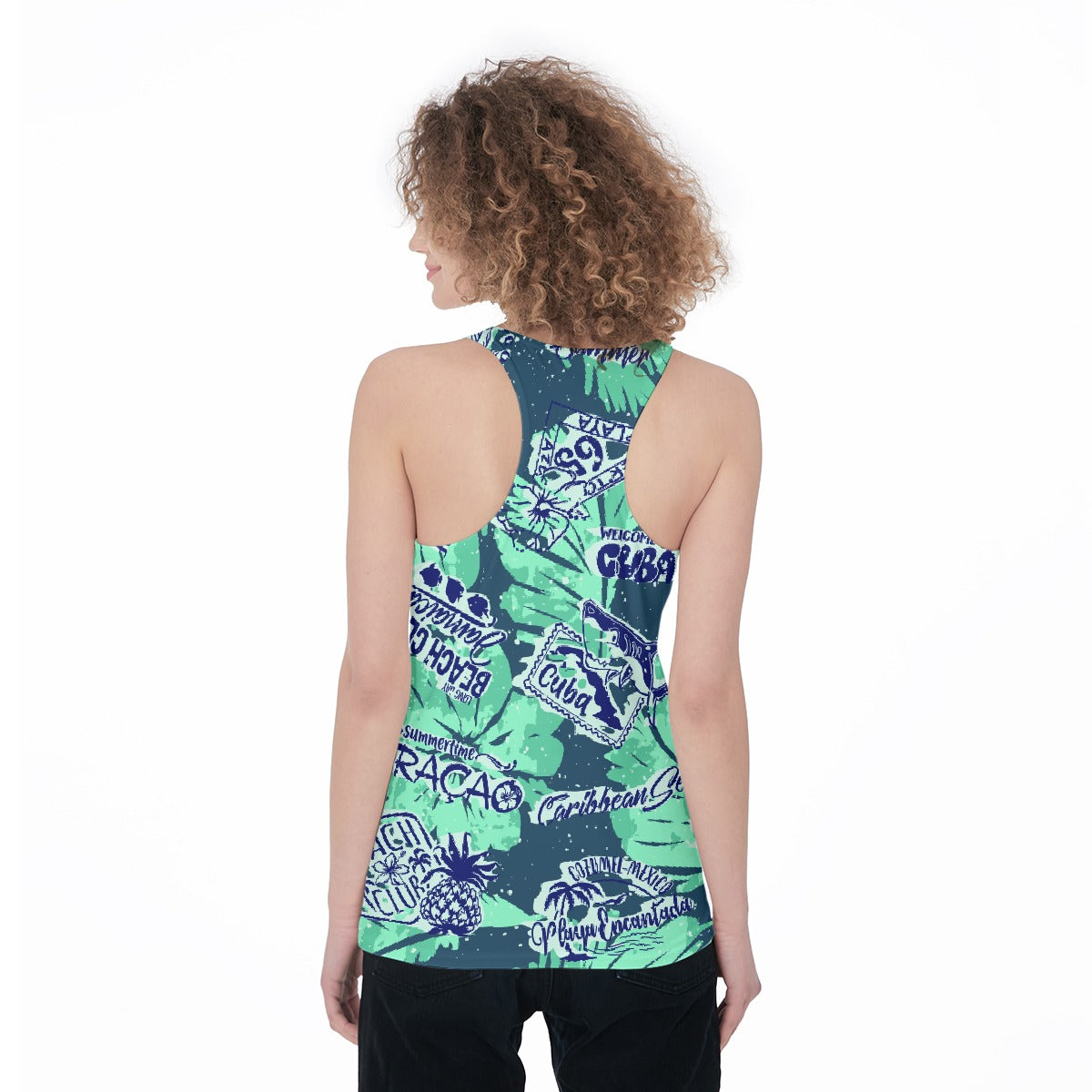 All-Over Print Women's Racerback Tank Top