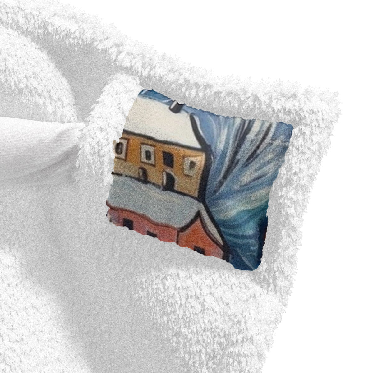 All-Over Print Unisex Wearable Hooded Blanket