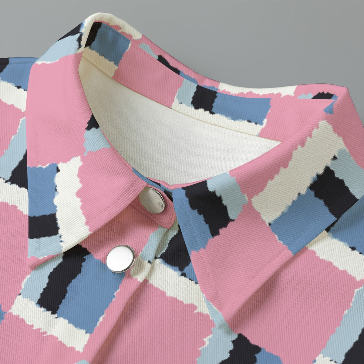 All-Over Print Women's Cropped Jacket | 245GSM Cotton