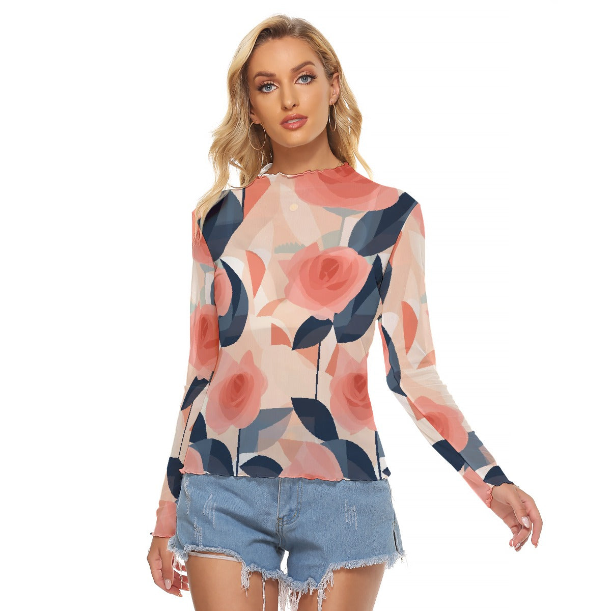 All-Over Print Women's Mesh T-shirt