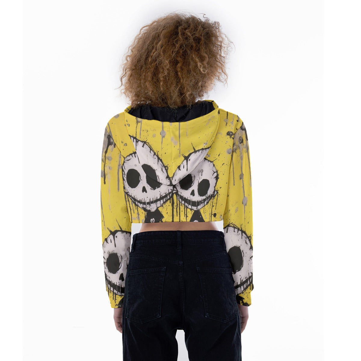 All-Over Print Women's Crop Top Hoodie