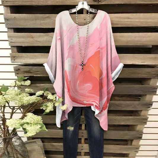 All-Over Print Women's Bat Sleeve Shirt