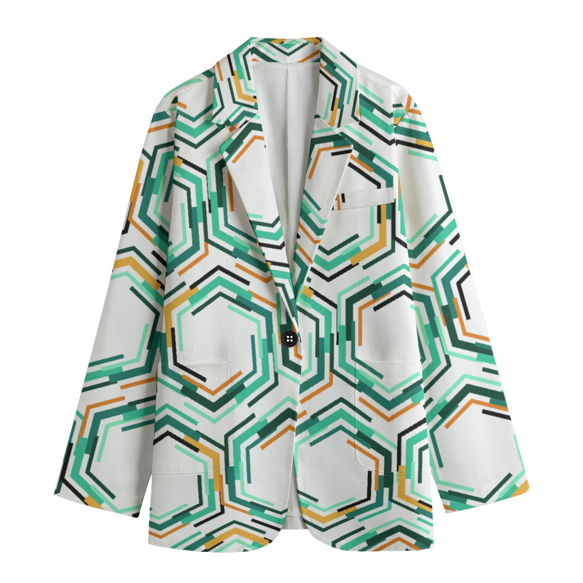 All-Over Print Women's Leisure Blazer