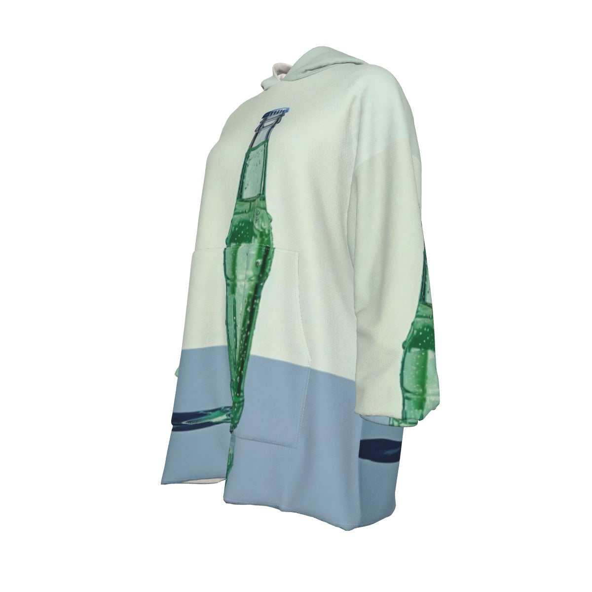 All-Over Print Women's Sherpa Fleece Hoodie Blanket